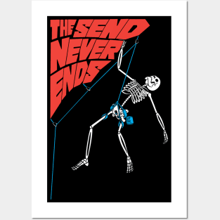 The Send Never Ends (red & cyan) Posters and Art